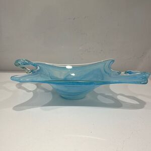 Blue ocean crystal bowl